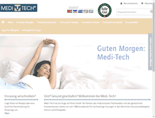 Tablet Screenshot of meditech-muenster.de